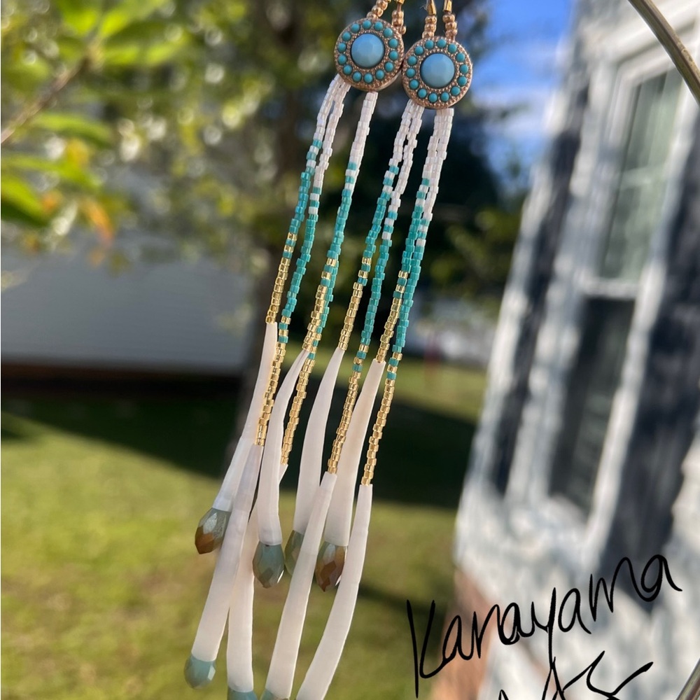 Handmade Dentalium Earrings